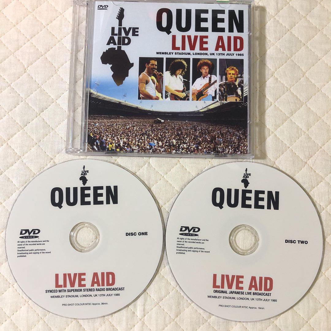 1CD＋DVD-R＋2DVD-R！Queen / LIVE AID 1985 - メルカリ