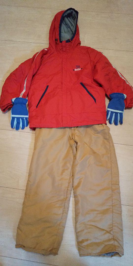 子供スキーウェアand手袋 120センチ