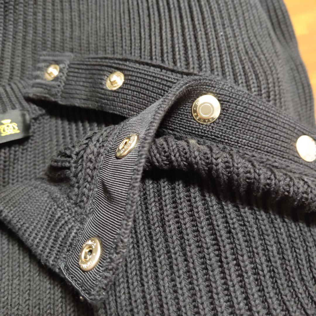 話題の人気 美品 ドゥロワー肩ボタンニット フリー トップス