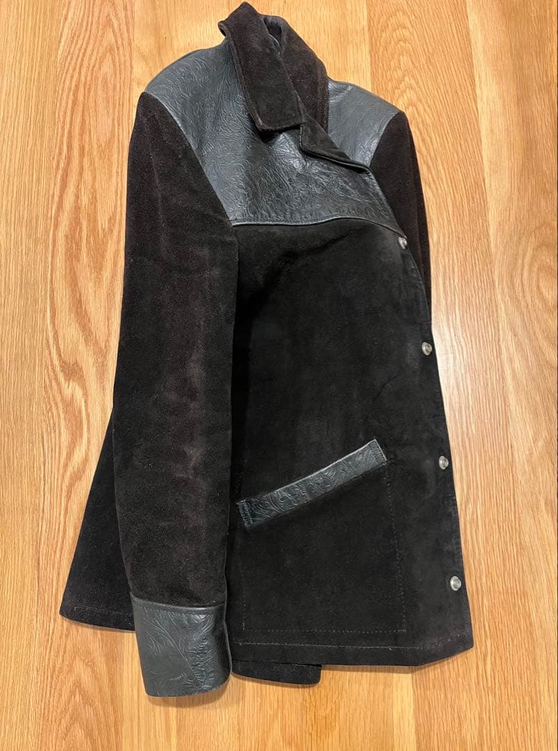 90s Schott スエードウェスタンジャケット USA製 36