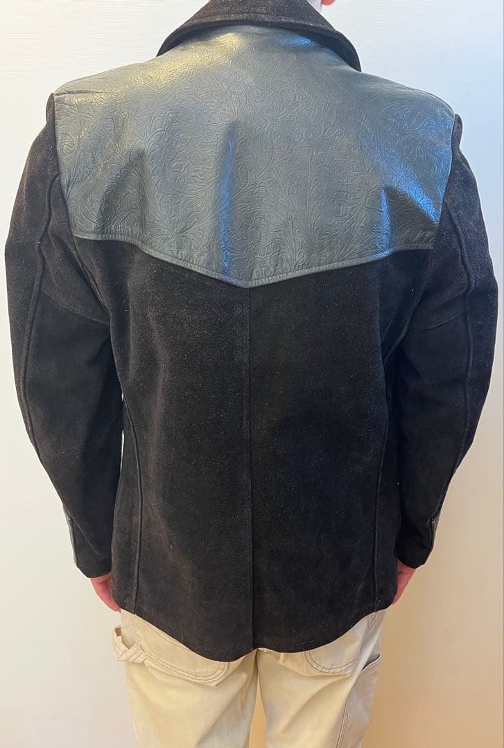 90s Schott スエードウェスタンジャケット USA製 36