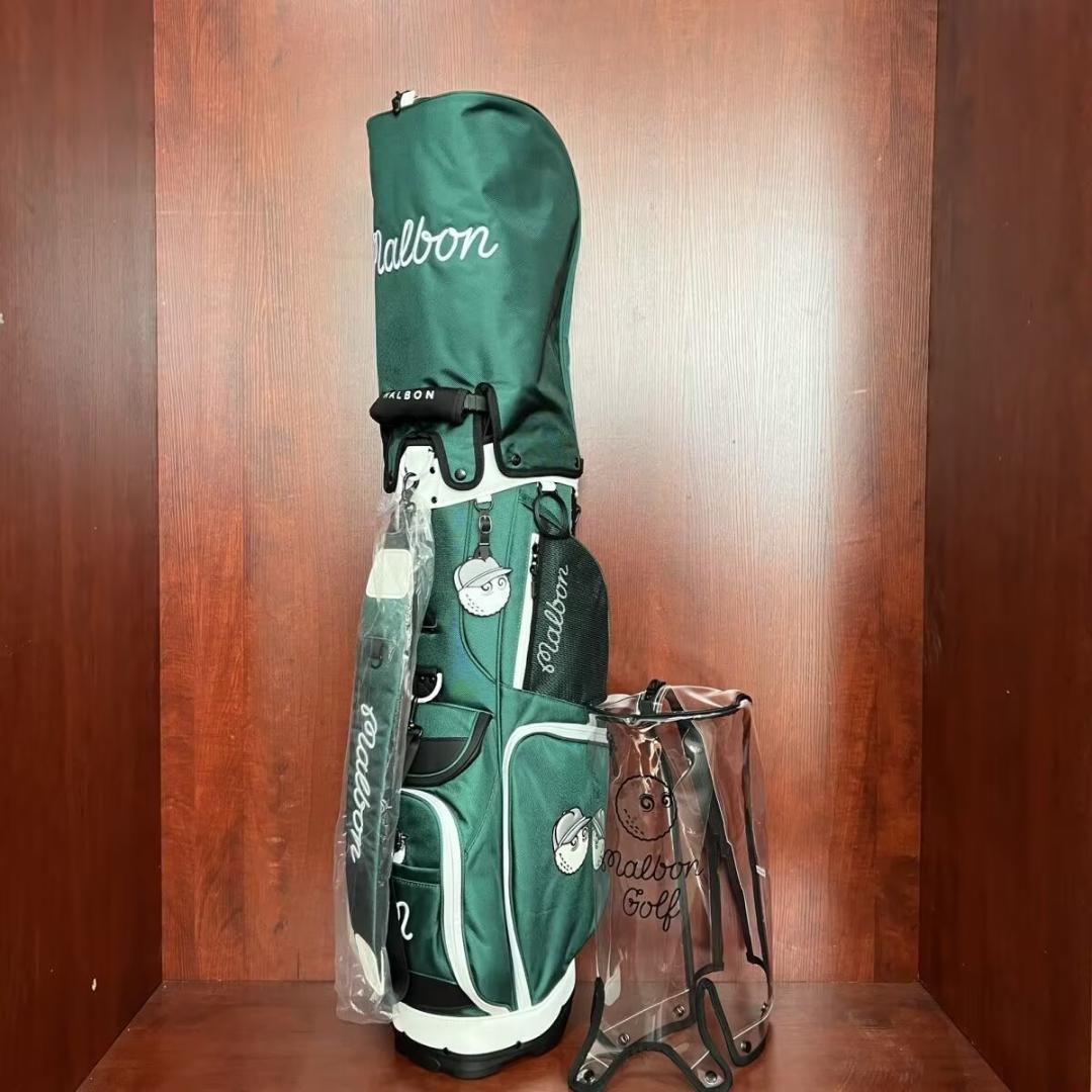 マルボンゴルフ キャディバッグ malbon golf セルフスタンド緑色