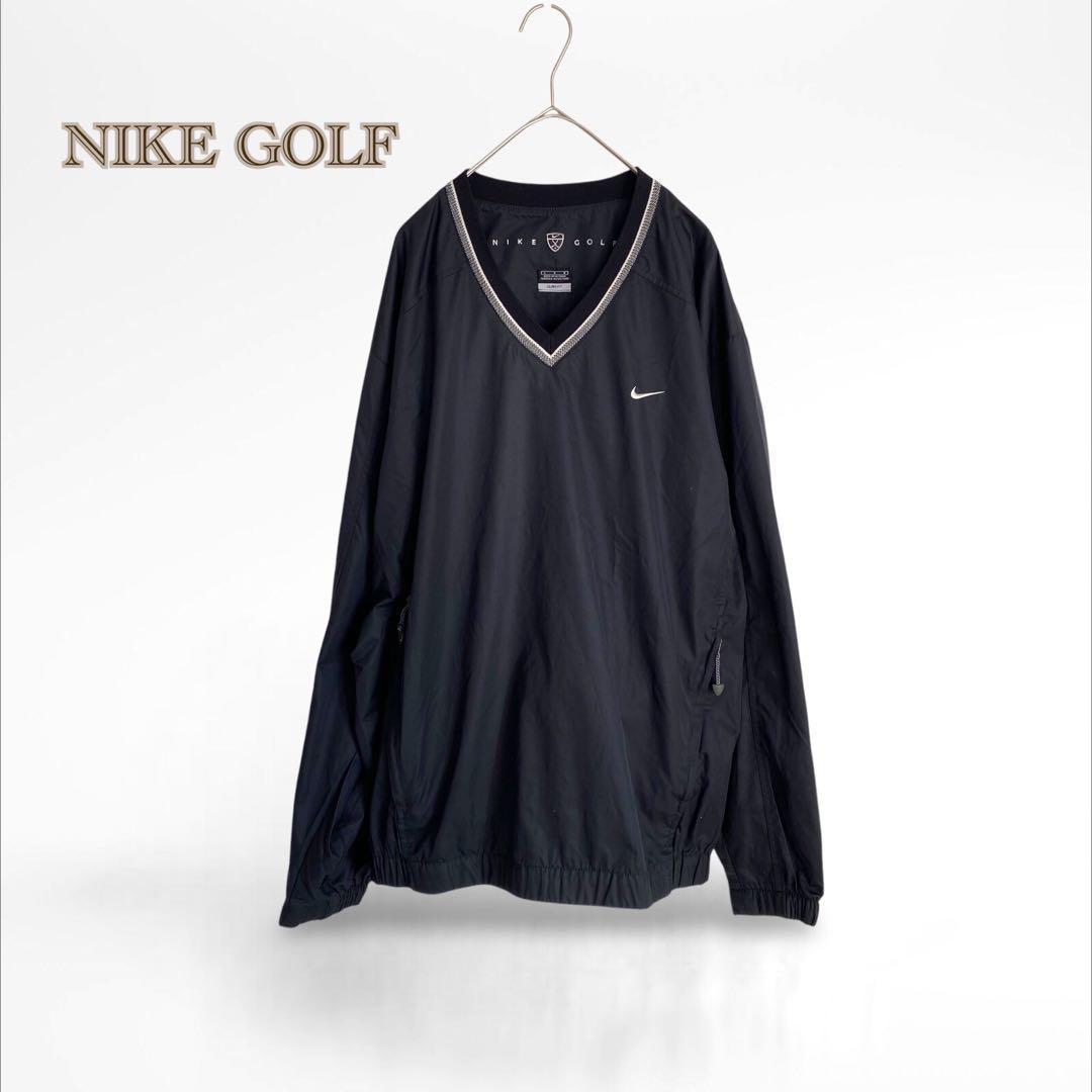 赤黒白 ナイキ NIKEピステ ナイロンジャケット ブルゾン XL ロゴ