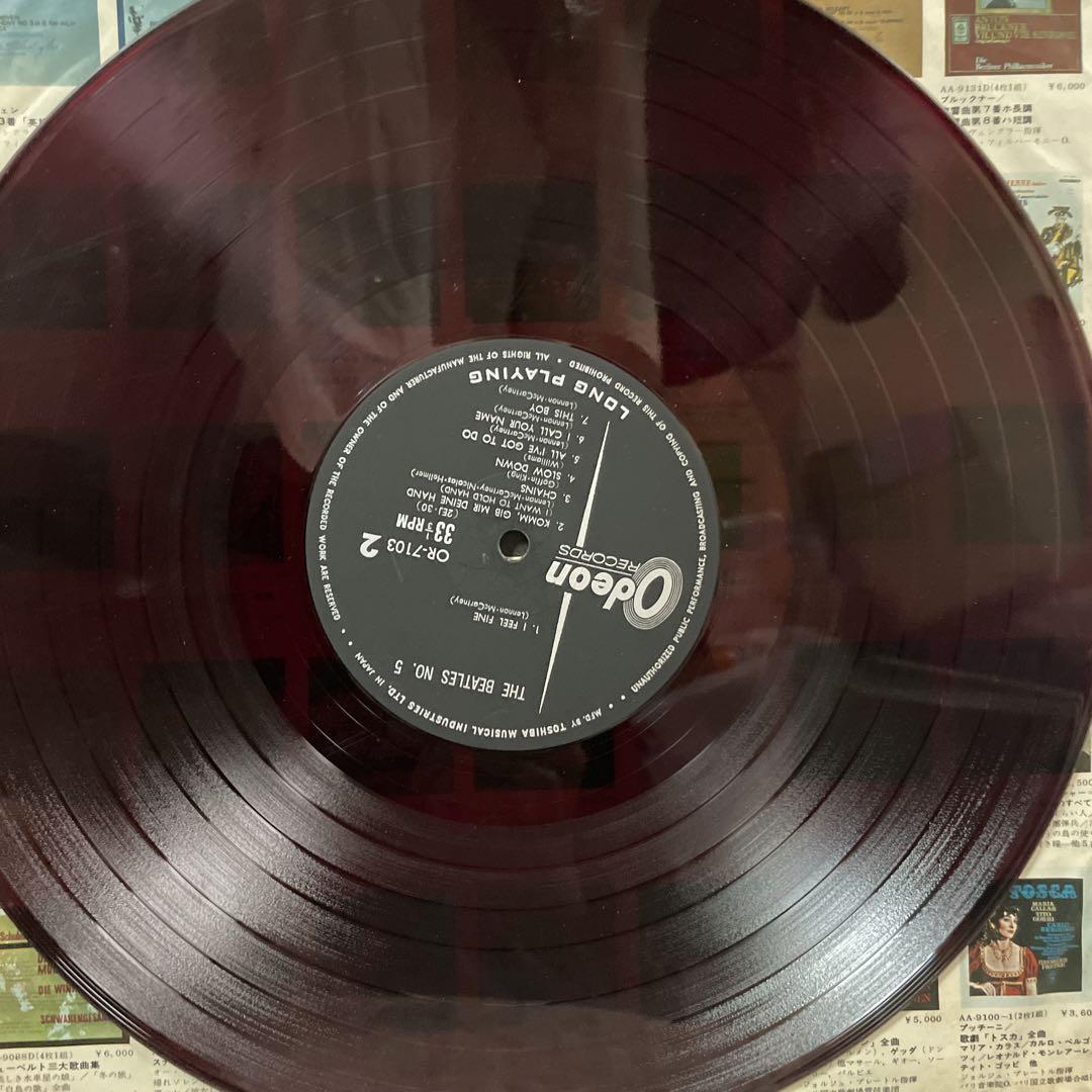 BEATLES ビートルズ　オデオン赤盤　国内LPレコード3枚セット