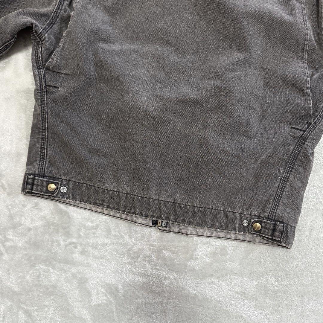 90s carhartt デトロイトジャケット フェードブラック USA製