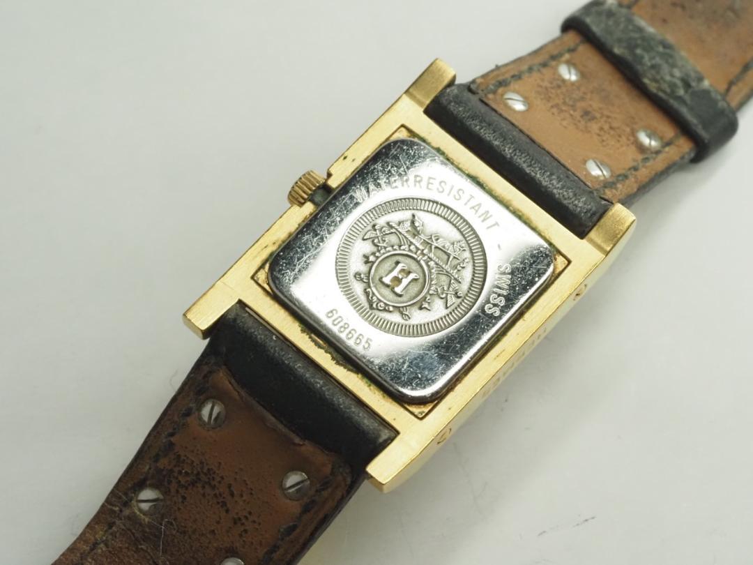 HERMES エルメス メドール レディース腕時計 クォーツ 稼働中 蓋