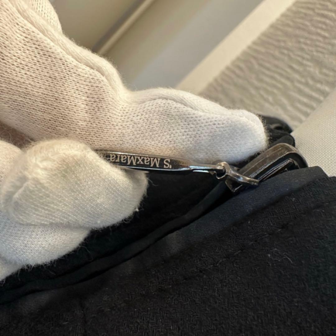 エスマックスマーラ S Max Mara ファー、フード付きリバーシブル