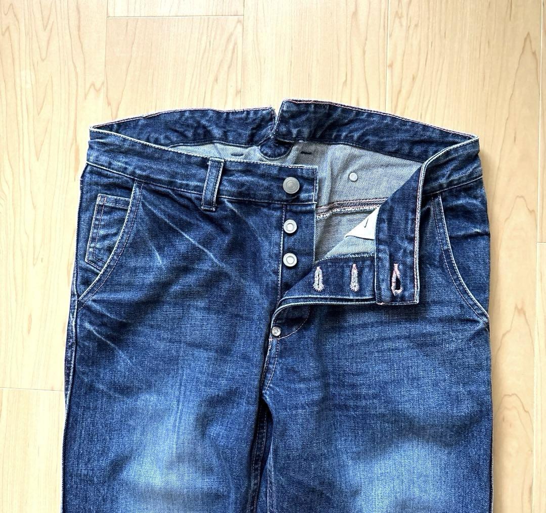 ⭐︎veritecoeur ヴェリテクール　玉縁PKT ストレート デニム パンツ