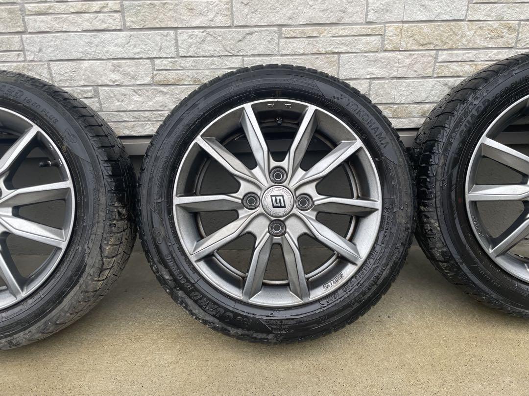 155/65R14 スタッドレス&アルミホイール4本セット タントやNBOX等に