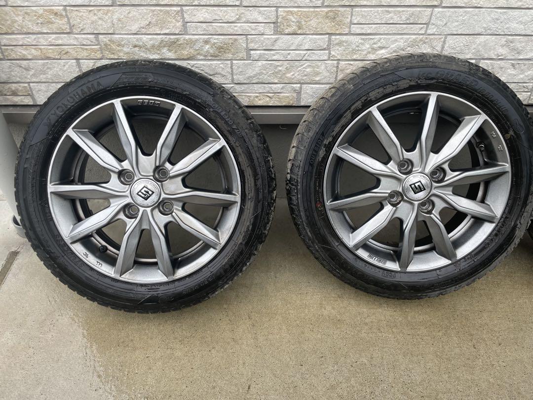 155/65R14 スタッドレス&アルミホイール4本セット タントやNBOX等に