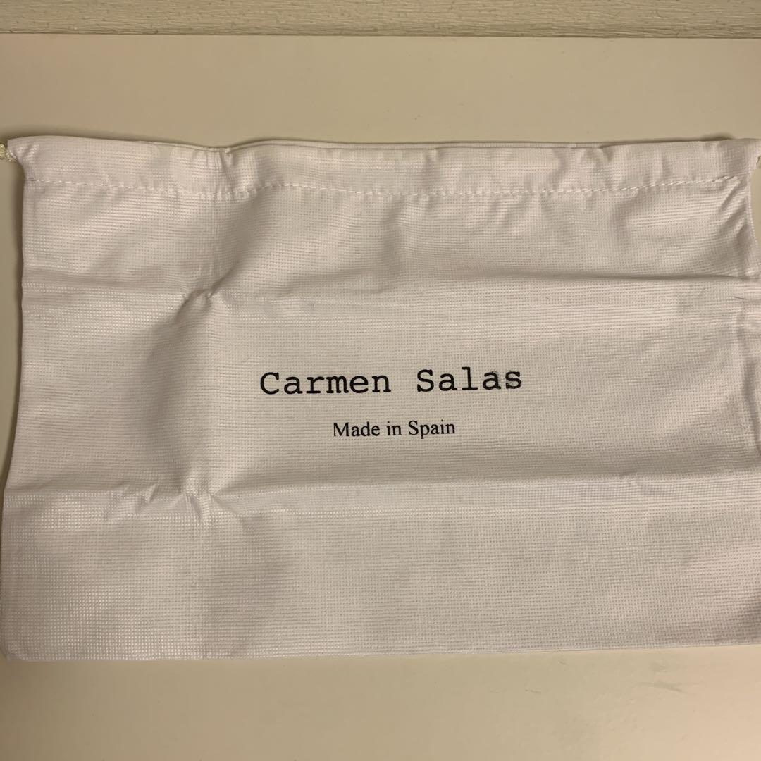 Carmen Salas ベージュ スエード ミュール - メルカリ