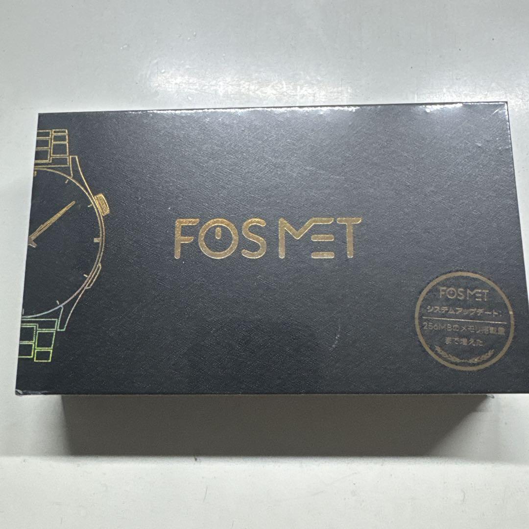 FOSMET QS40スマートウォッチ 未開封　ベルト2本