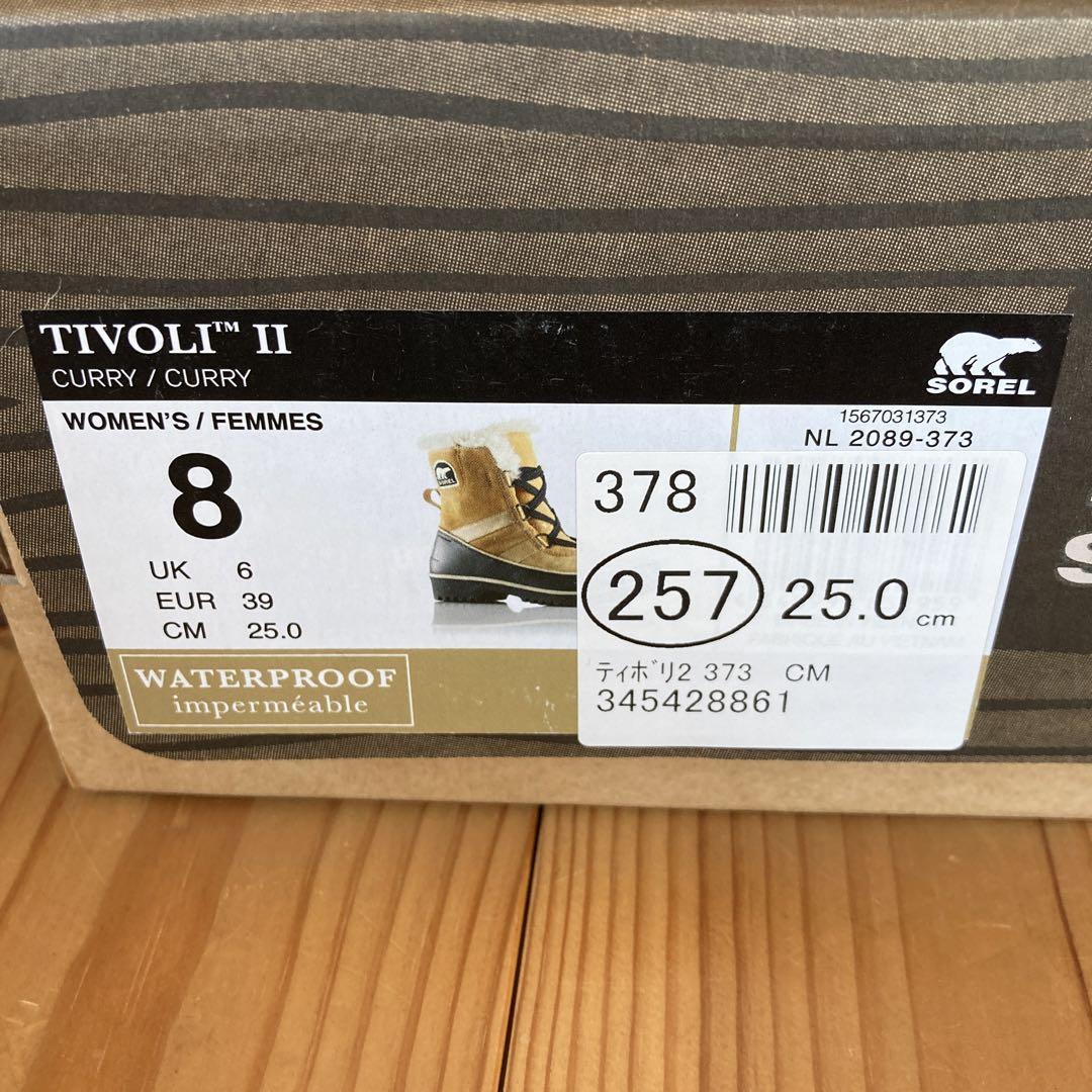 SOREL TIVOLI2 ソレル ティボリ2 25cm NF2089