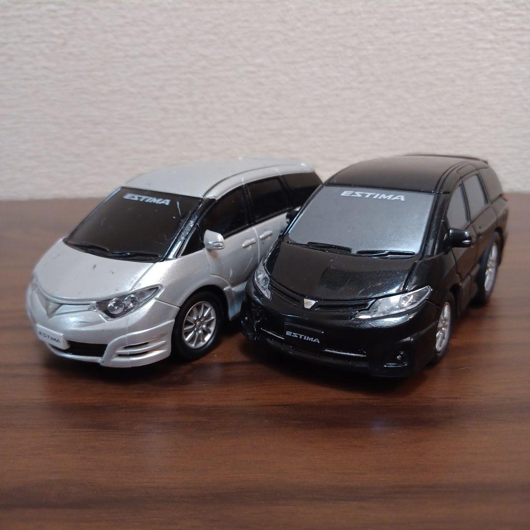 非売品】トヨタ エスティマ プルバックカー2台セット - メルカリ