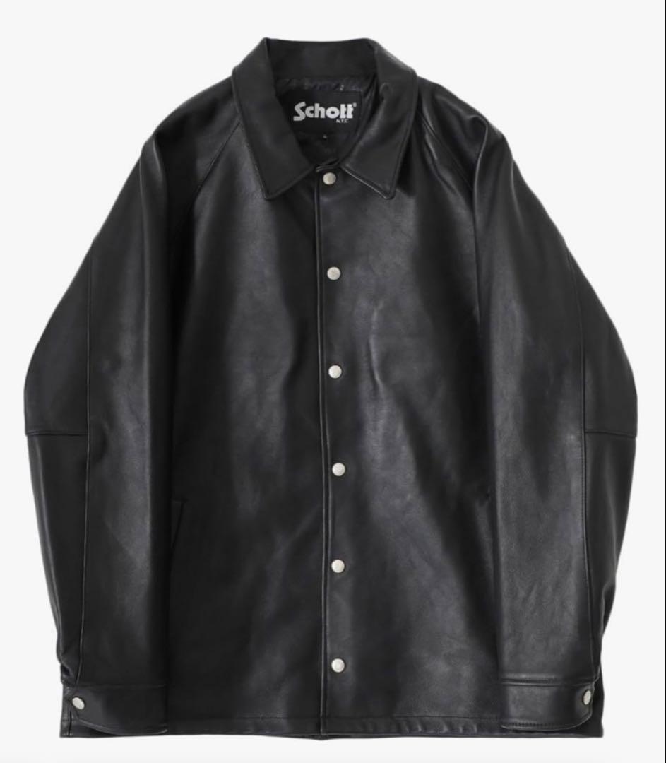 Schott レザーコーチジャケット　XXL