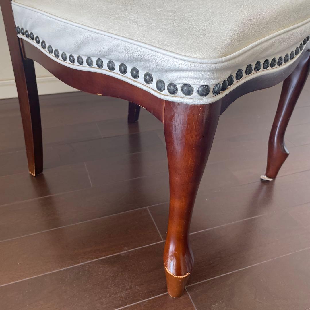 ベルサイユチェア レザー調