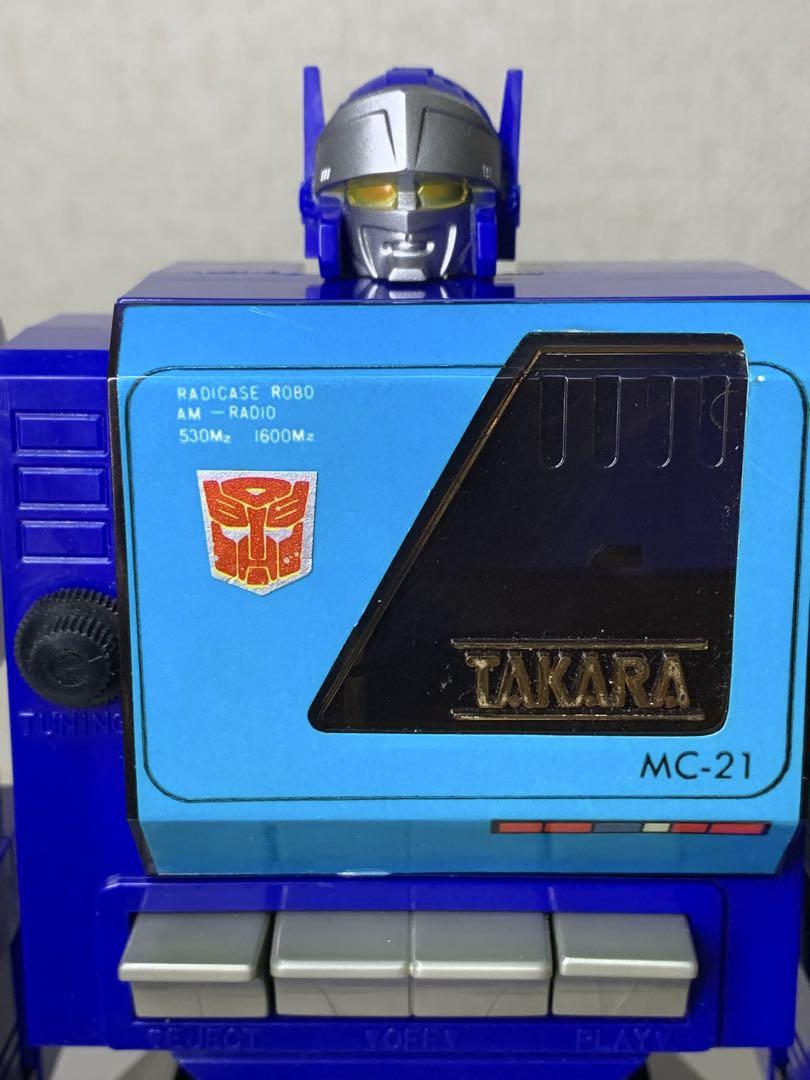 極上美品 当時物 サウンド戦士 ラジカセロボ トランスフォーマー