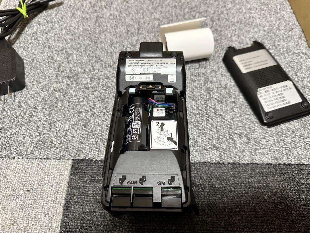 決済端末 VEGA3000 V3 CASTLES スキャナー