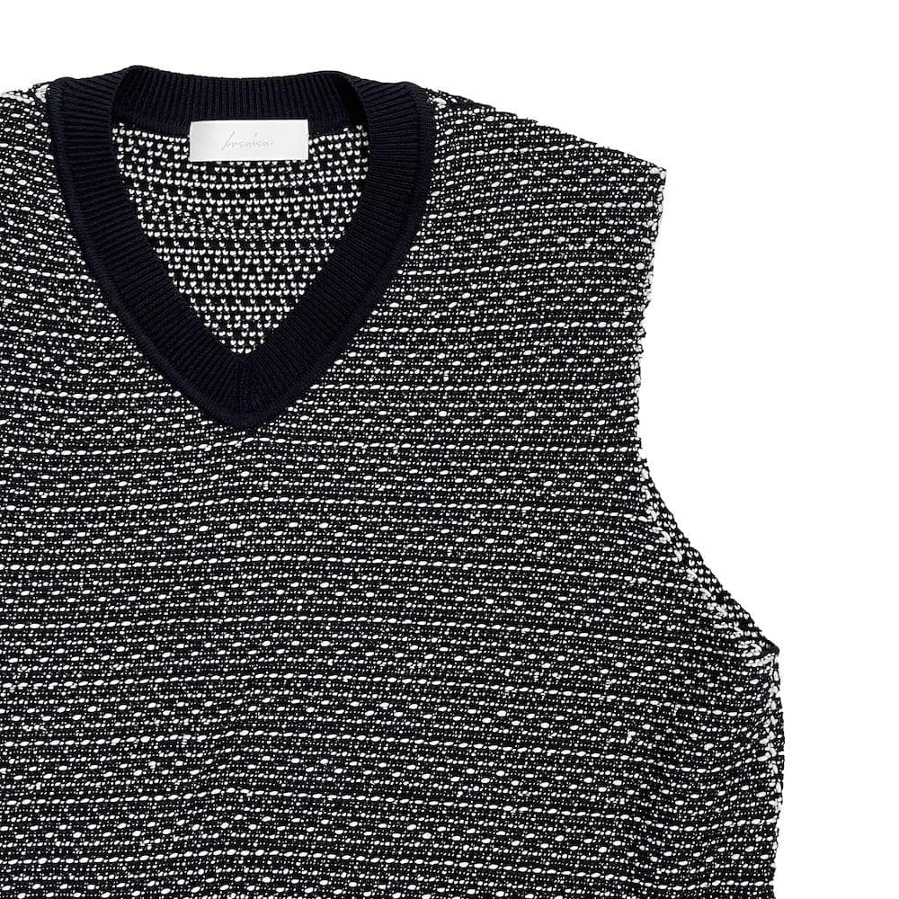 IRENISA イレニサ TEXTURED KNIT VEST ニットベスト SIZE WWW_HOMU-JOURNEY_COM