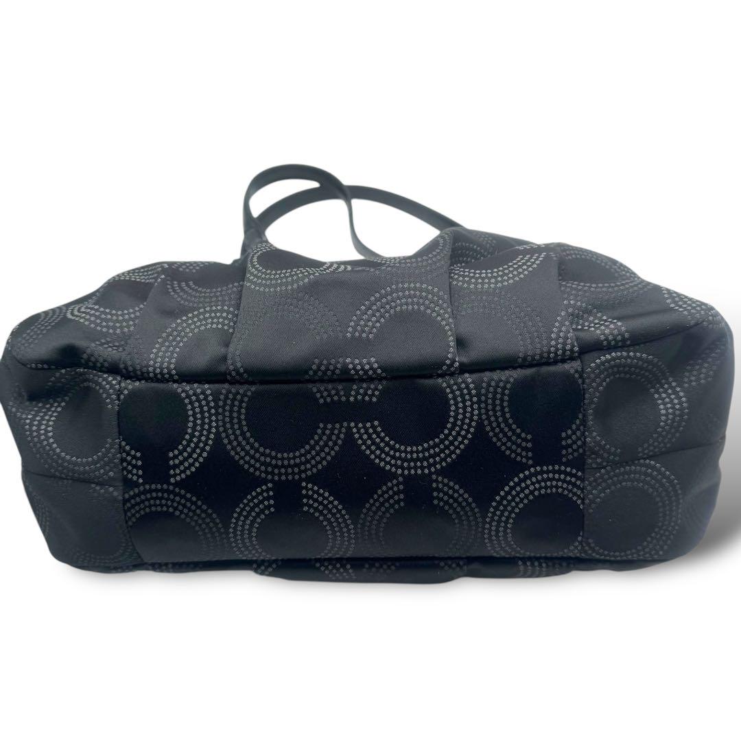 極美品✨COACH トートバッグ　ホースキャリッジ オプアート キャンバス