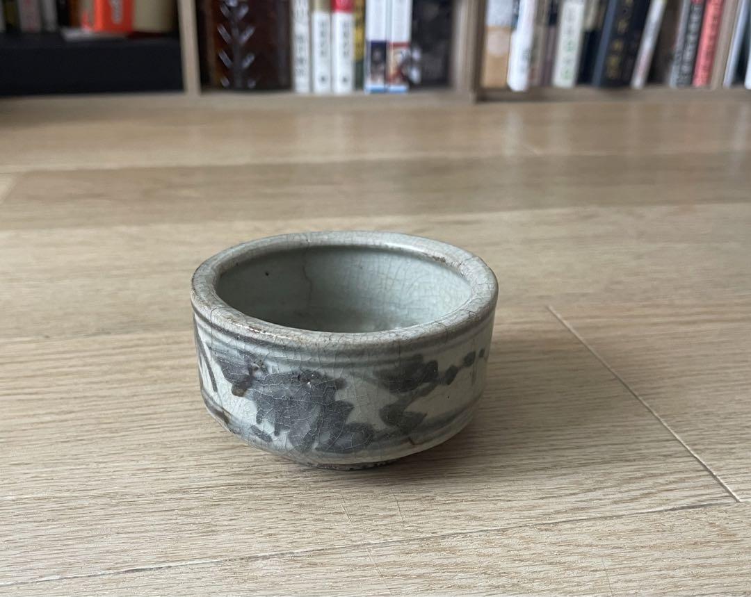 古伊万里　茶碗　山水図