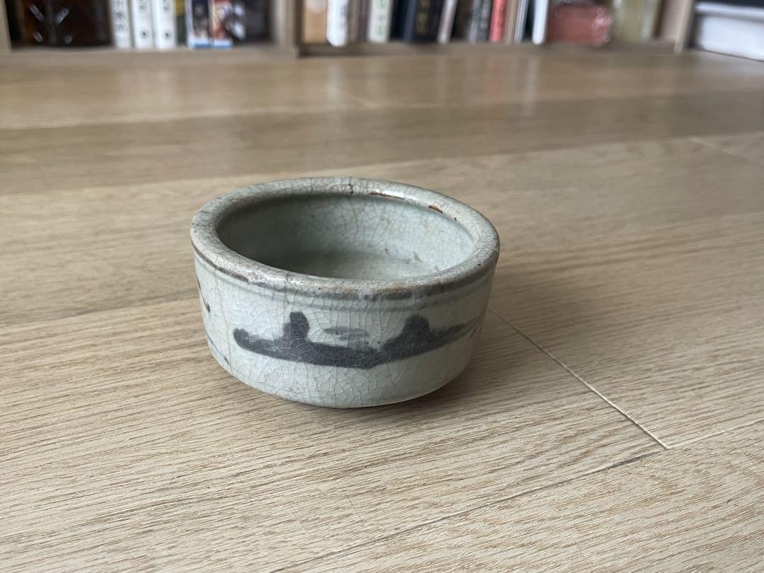 古伊万里　茶碗　山水図