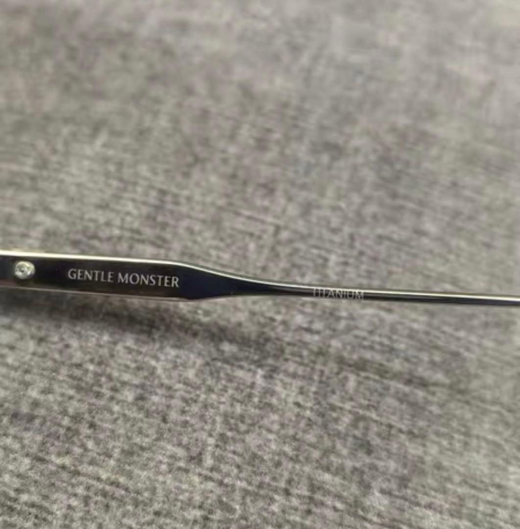 gentle monster メタルフレーム ラウンドレンズ メガネ