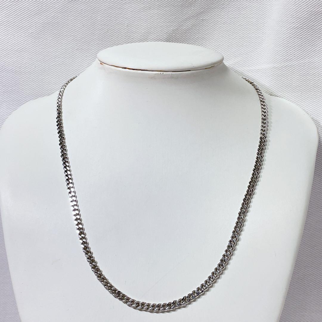 SILVER925 スターリングシルバー 幅約4mm 喜平 キヘイ ネックレス