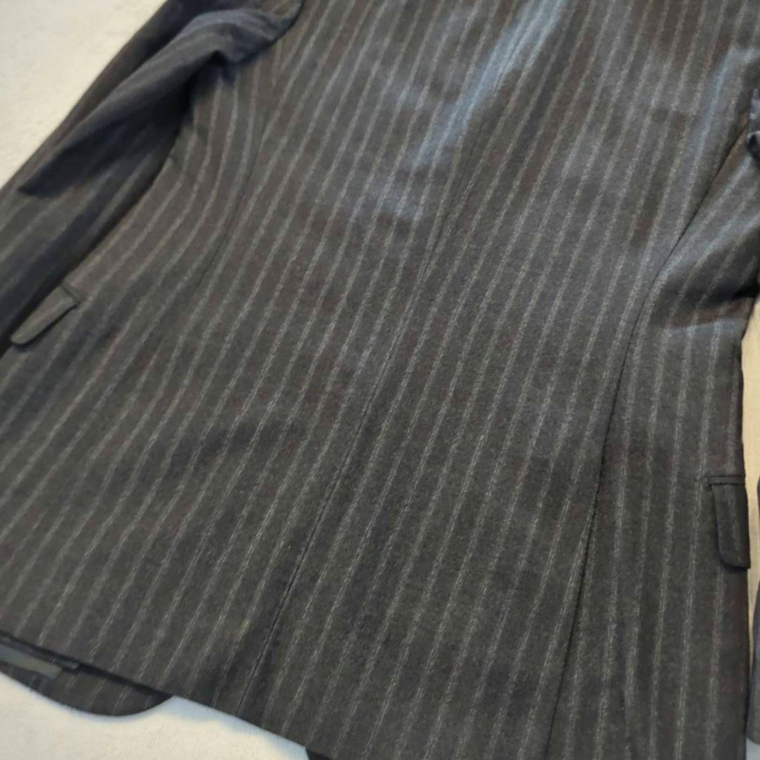 正規品】 エルメス セットアップ シングル 3B ストライプ グレー