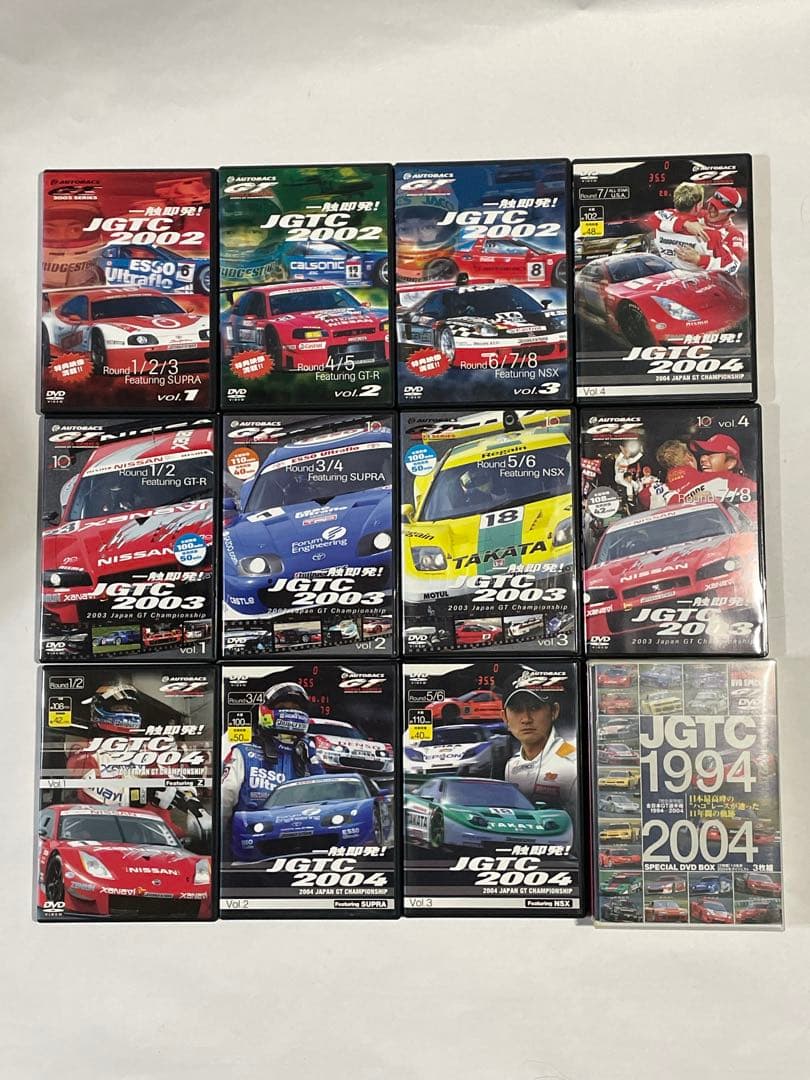 JGTC黄金期アーカイブ DVD 2002〜2004 記念BOX目立った傷や汚れなし