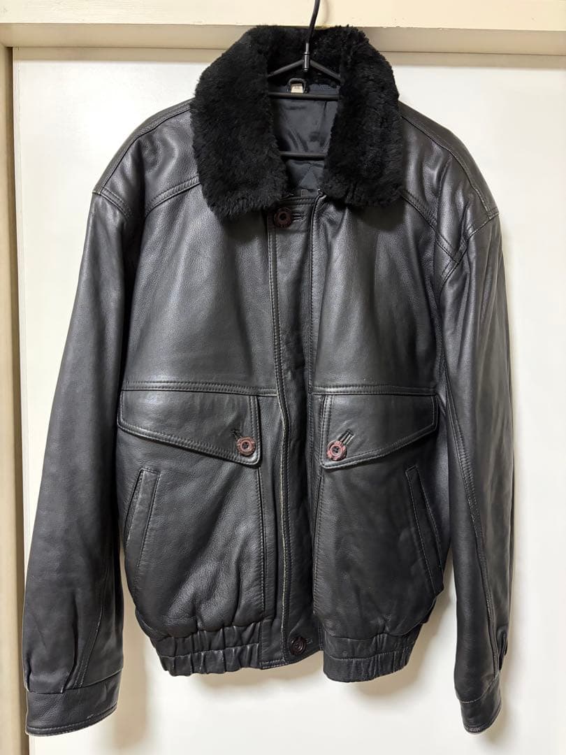 FERNANDO GIANI- LEATHER BLOUSON イタリア製 牛革 FERNANDO GIANI- LEATHER BLOUSON イタリア製 牛革