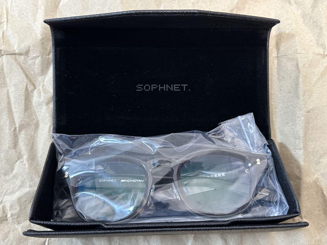 定価39,600円 SOPHNET × 金子眼鏡 備長炭 サングラス ソフネット 定価39,600円 SOPHNET × 金子眼鏡 備長炭 サングラス ソフネット