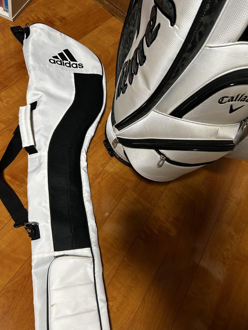 Callaway キャディバッグ ホワイト/カモ 練習用バック付き