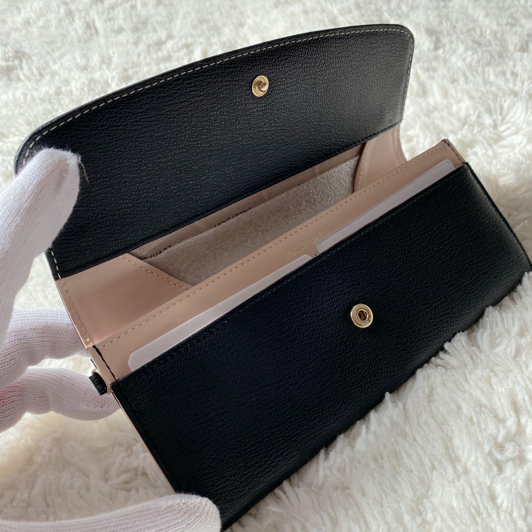 JILL STUART ブラック 長財布 ジル スチュアート JILL STUART ファスナー長財布 エターナル