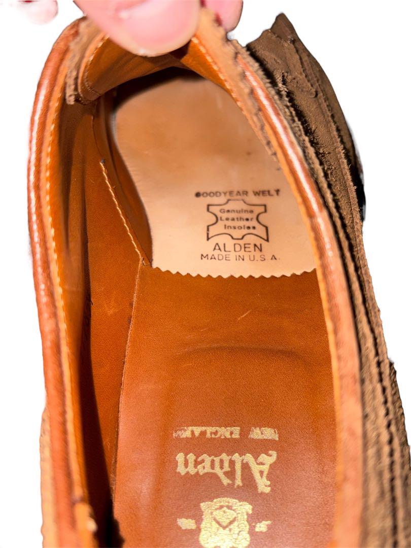 靴 Alden LONGWING SNUFF SUEDE 9794 8D
