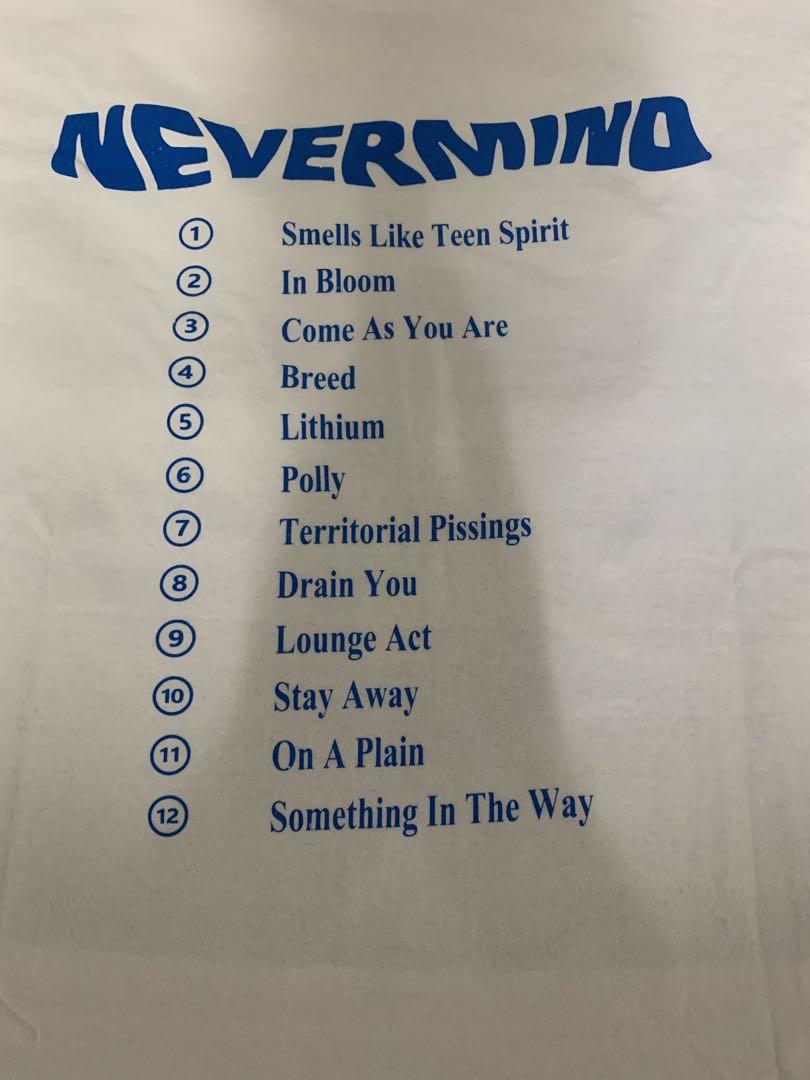 Nirvana NEVERMIND ALBUM Tシャツ