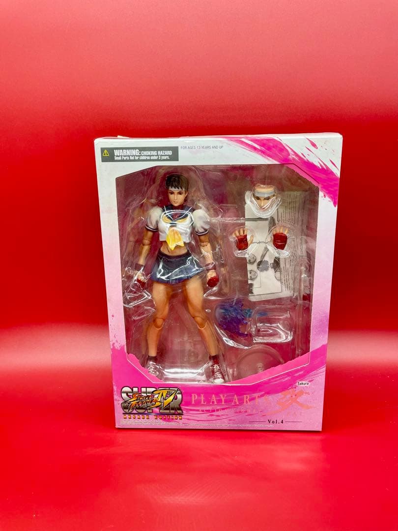 プレイアーツ改　フィギュア　さくら　ストリートファイター　ジャンク