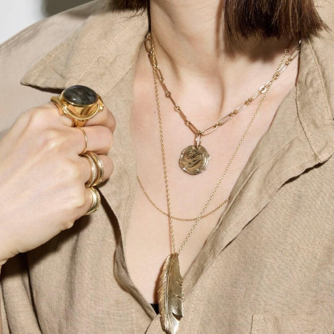 Pascale Monvoisin Medalion コイン チャームL Appartement