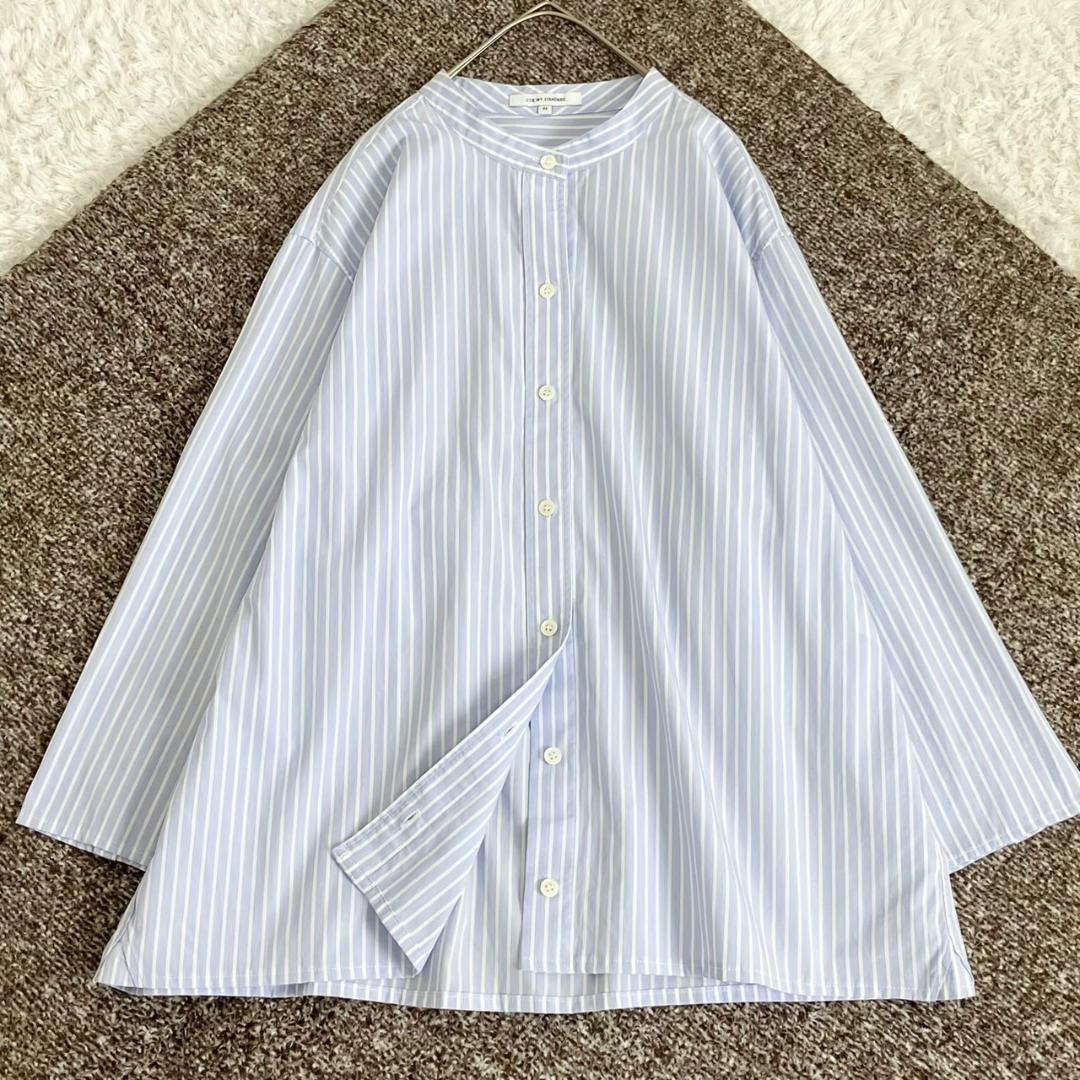 23SS✨極美品✨23区 カンクリーニ 長袖シャツ 洗える 大きいサイズ 44