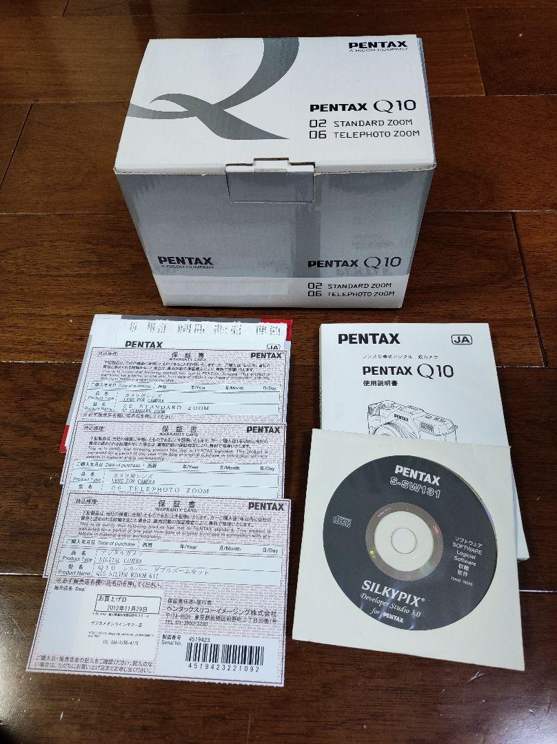 定番正規店 PENTAX Wズームキット SILVER pC5Wq-m82841953482 Q10 100%新品SALE