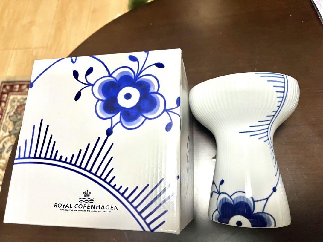 ロイヤルコペンハーゲン［花瓶］   ブルー　メガ　大