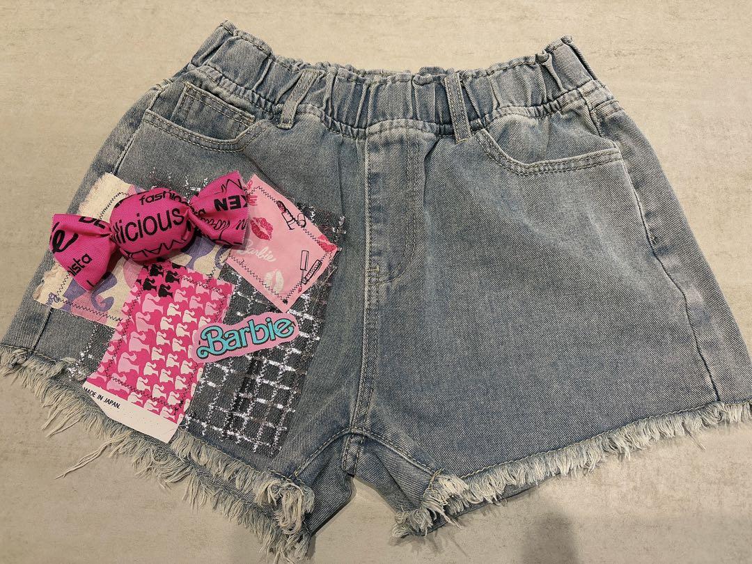 Barbie × ANAP リメイクデニムショートパンツ
