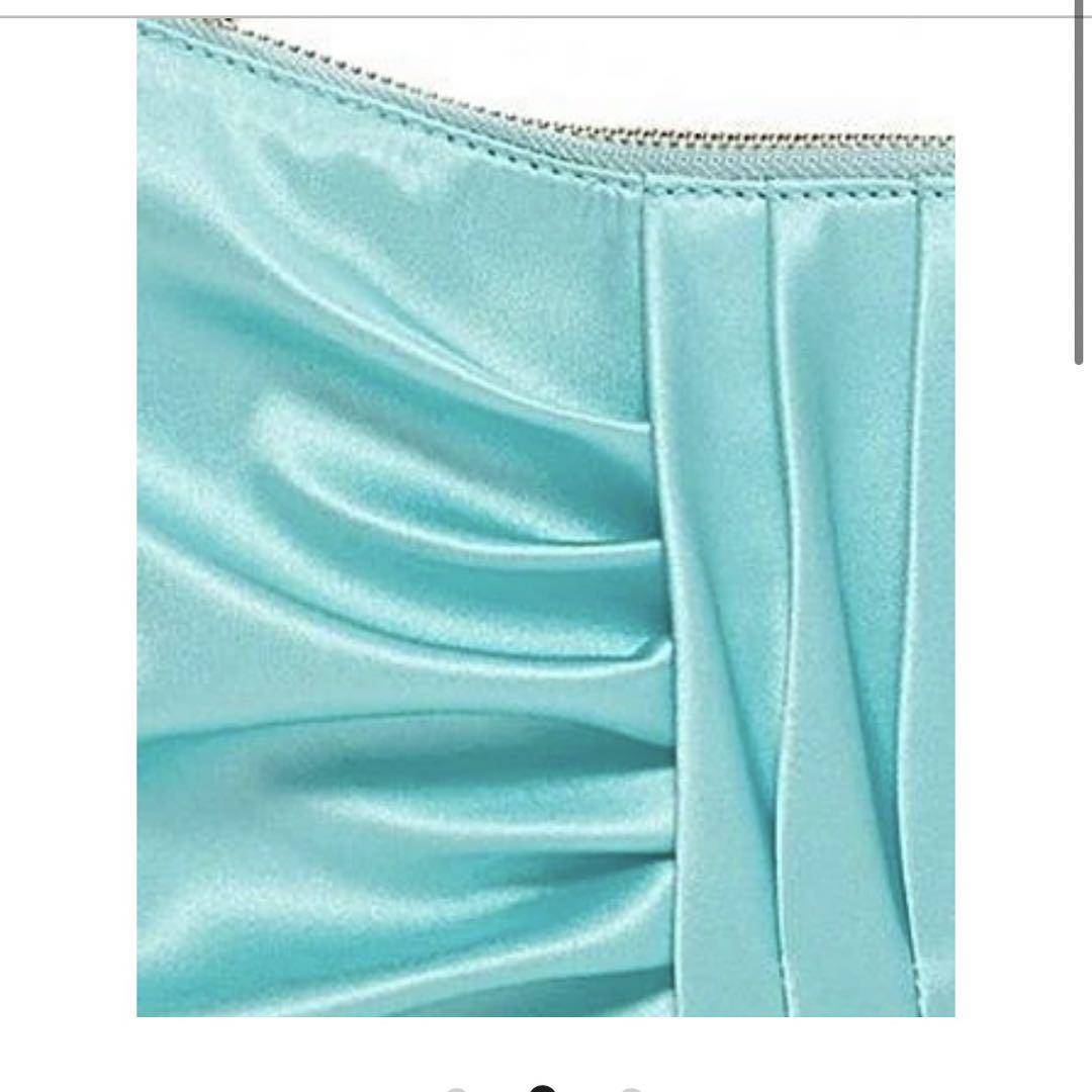 Kate Spade ティファニーブルー　リボンクラッチ