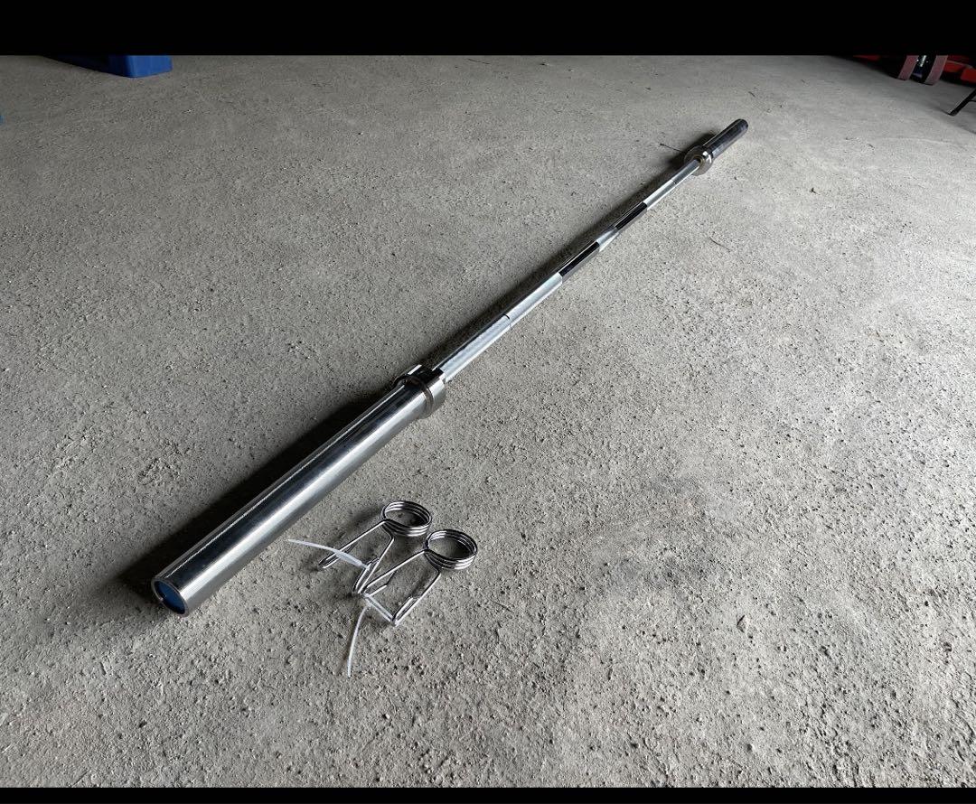 【新品】バーベルシャフト　ストレートバー 長さ：220cm