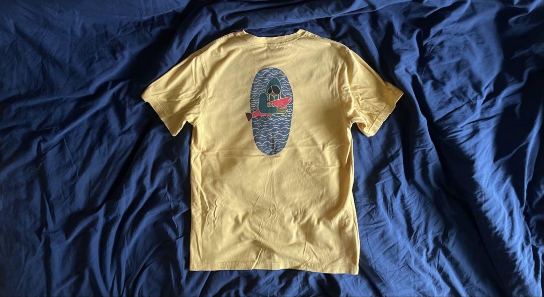 ファッションなデザイン Wild Men's patagonia Salmon ウェア T-Shirt ウェア