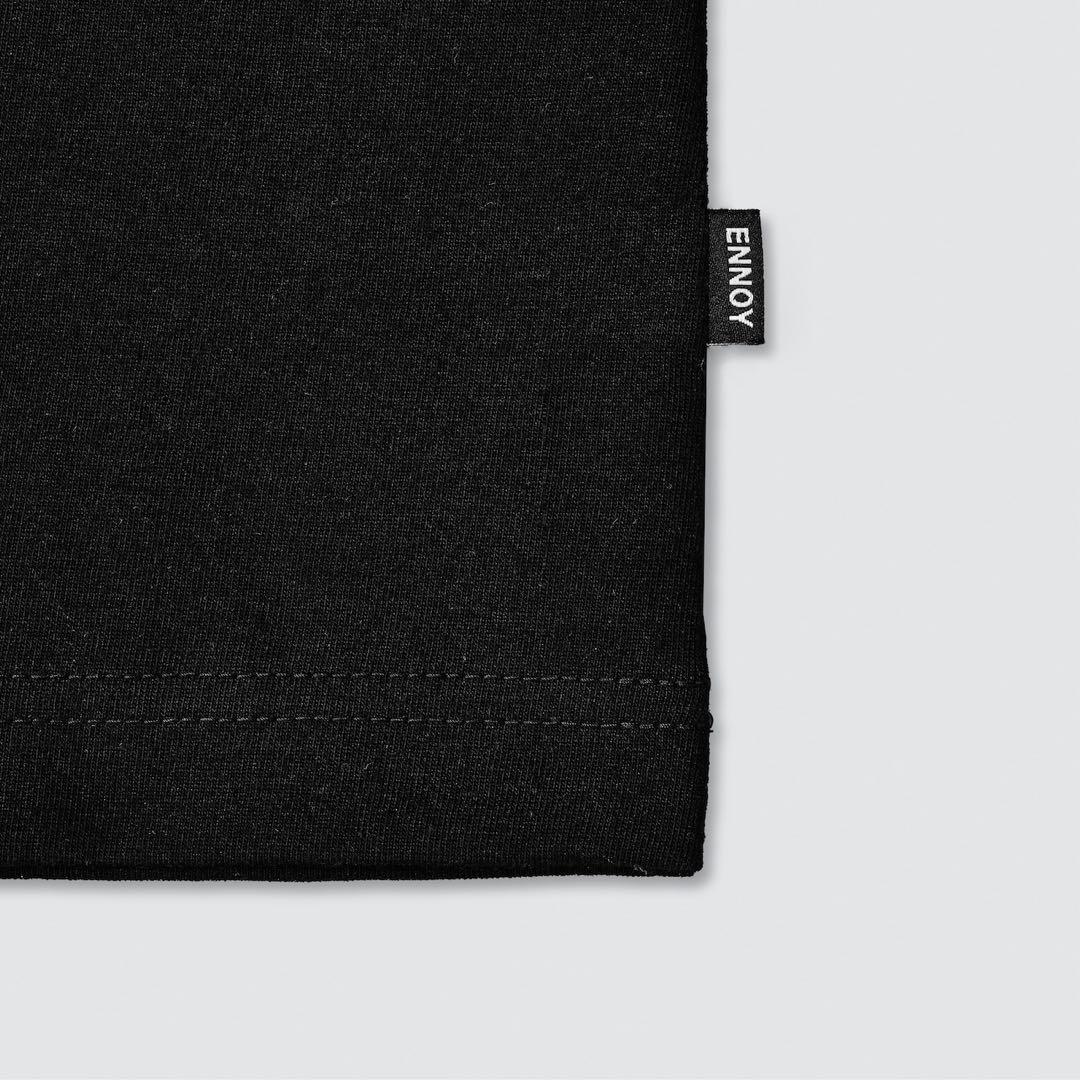 トップス POCKET & CREW 2PACK LS T-SHIRTS (BLACK)