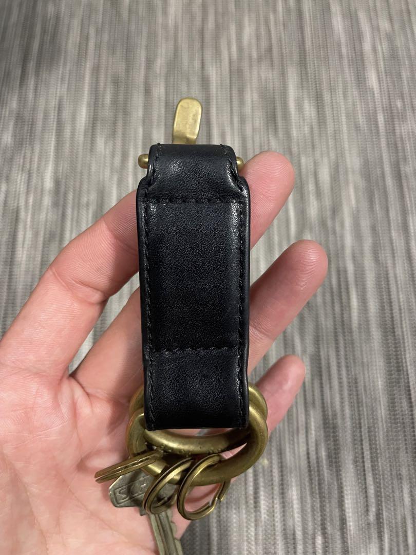 バックドロップレザー　キーリング