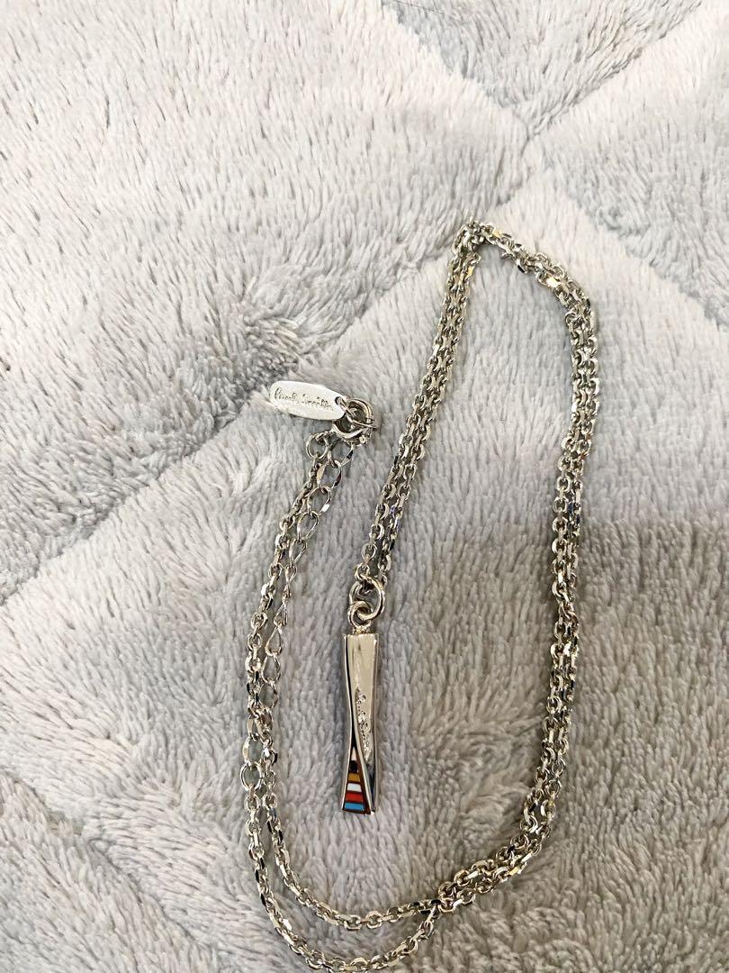 Paul Smith ポールスミス　ツイストバー ロゴ刻印プレートマルチカラー