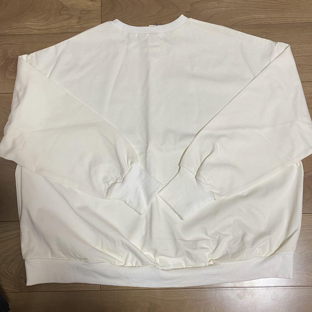 新品【comme le nuage】リブカットソー 長袖 ホワイト - メルカリ