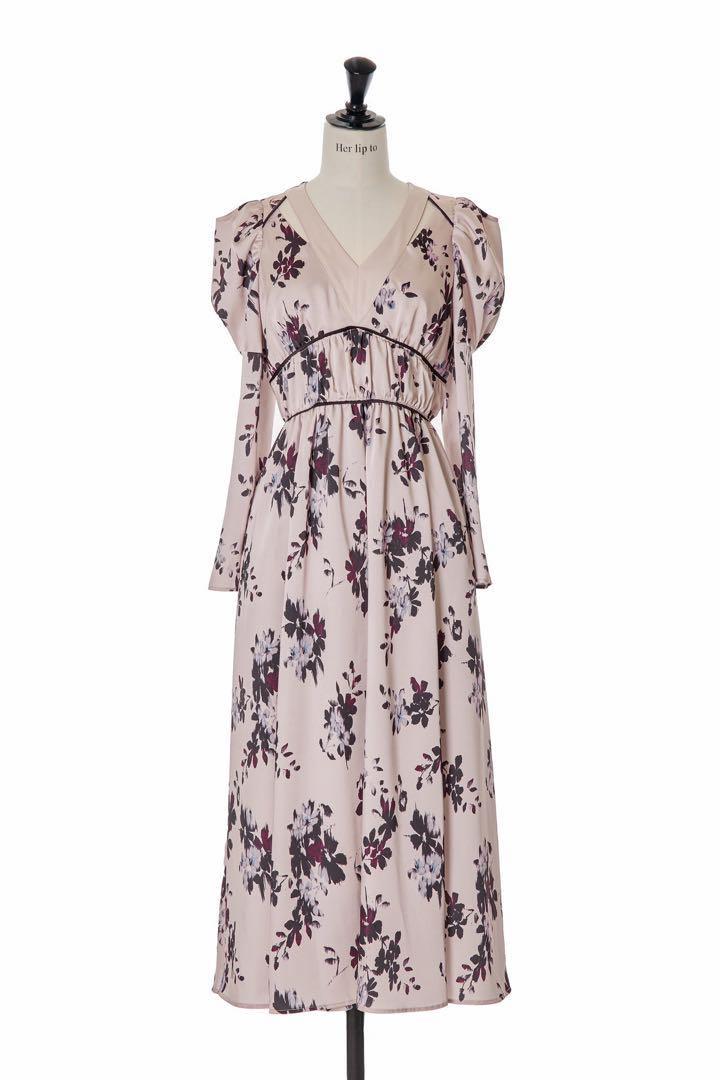 美品 Herlipto Muse Floral Cut-Out Dress M herlipto 𝖢𝗈𝗆𝗂𝗇𝗀 𝗍𝗈 𝗒𝗈𝗎 𝗌𝗈𝗈𝗇